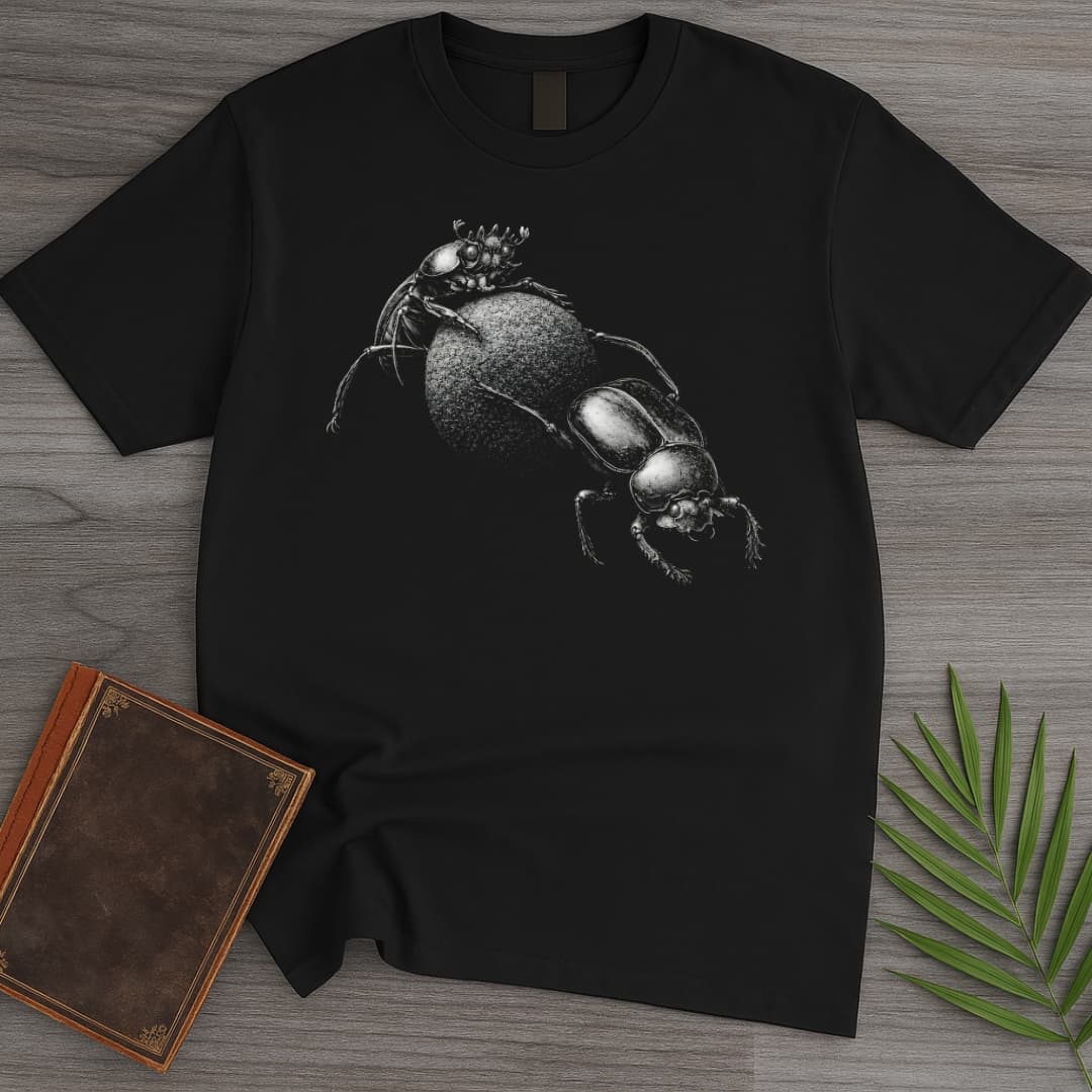 Dung Beetle Poop Pushers T-Shirt
