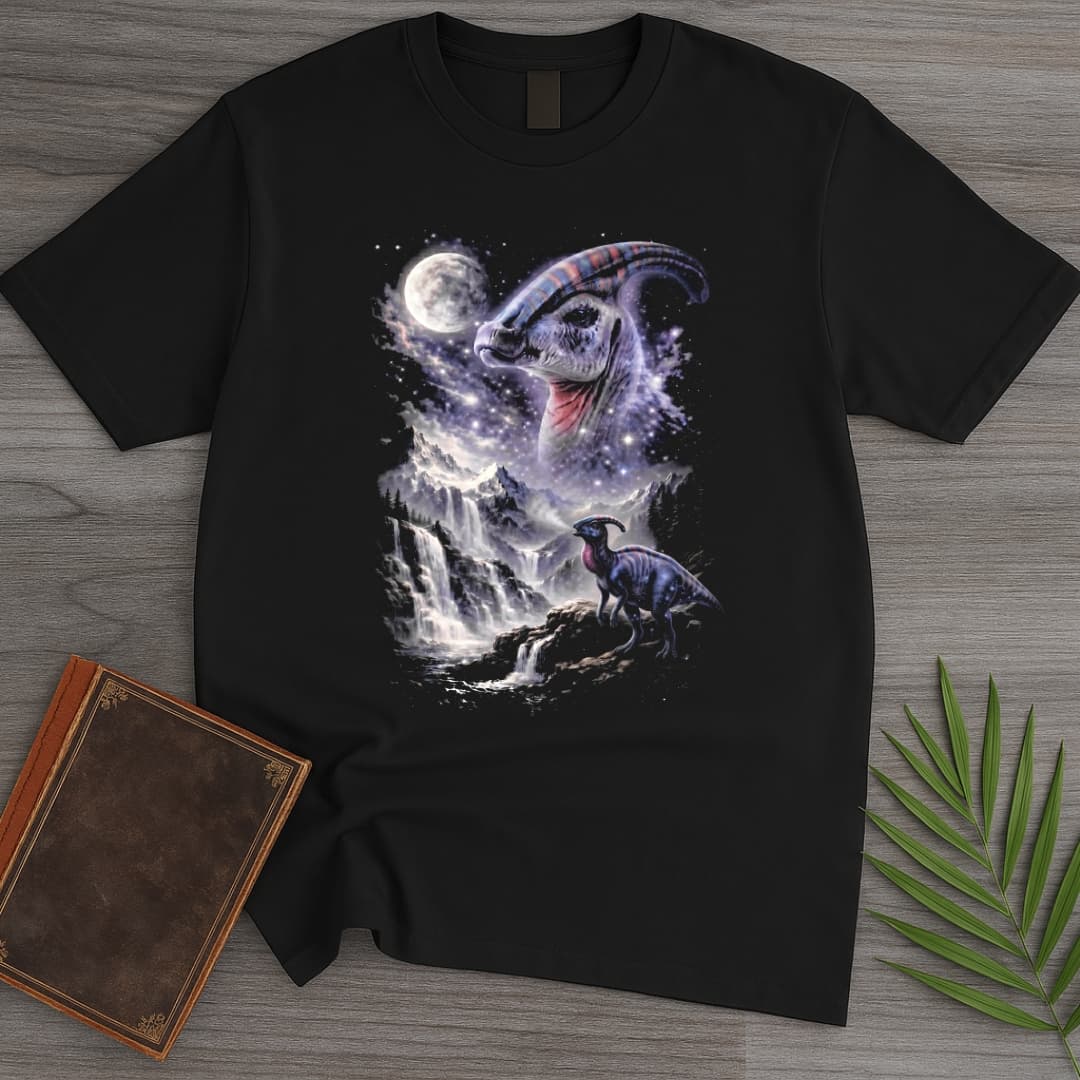 Galactic Parasaurolophus Night T-Shirt