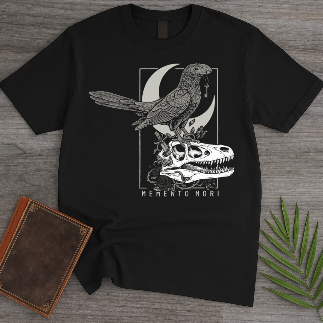 Groove-Billed Ani Memento Mori T-Shirt