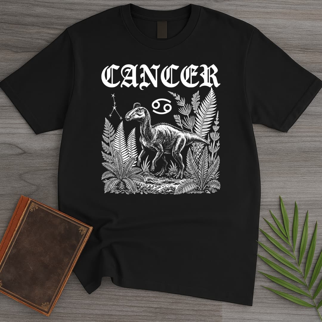 Horoscope: Maiasaura Cancer T-Shirt