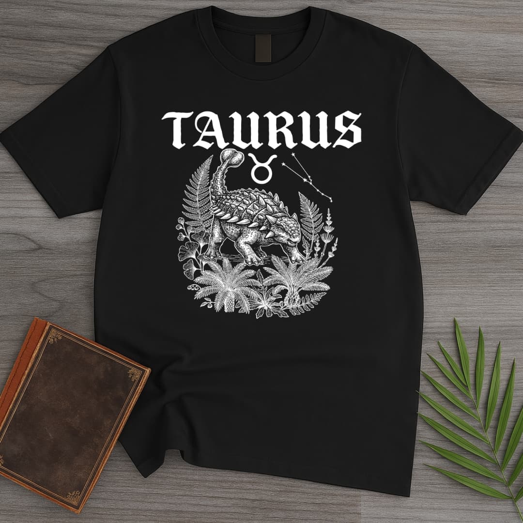 Horoscope Taurus Ankylosaurus T-Shirt