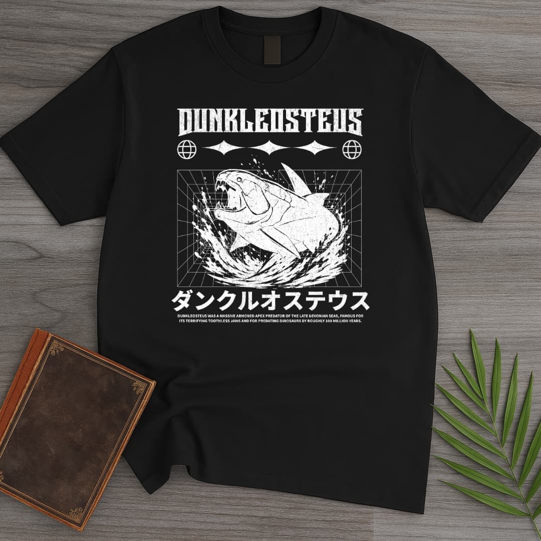 Japanese Dunkleosteus Streetwear T-Shirt