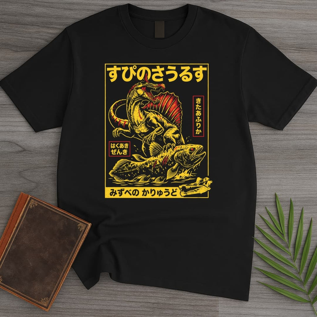 Japanese Spinosaurus Mirabilis Poster T-Shirt