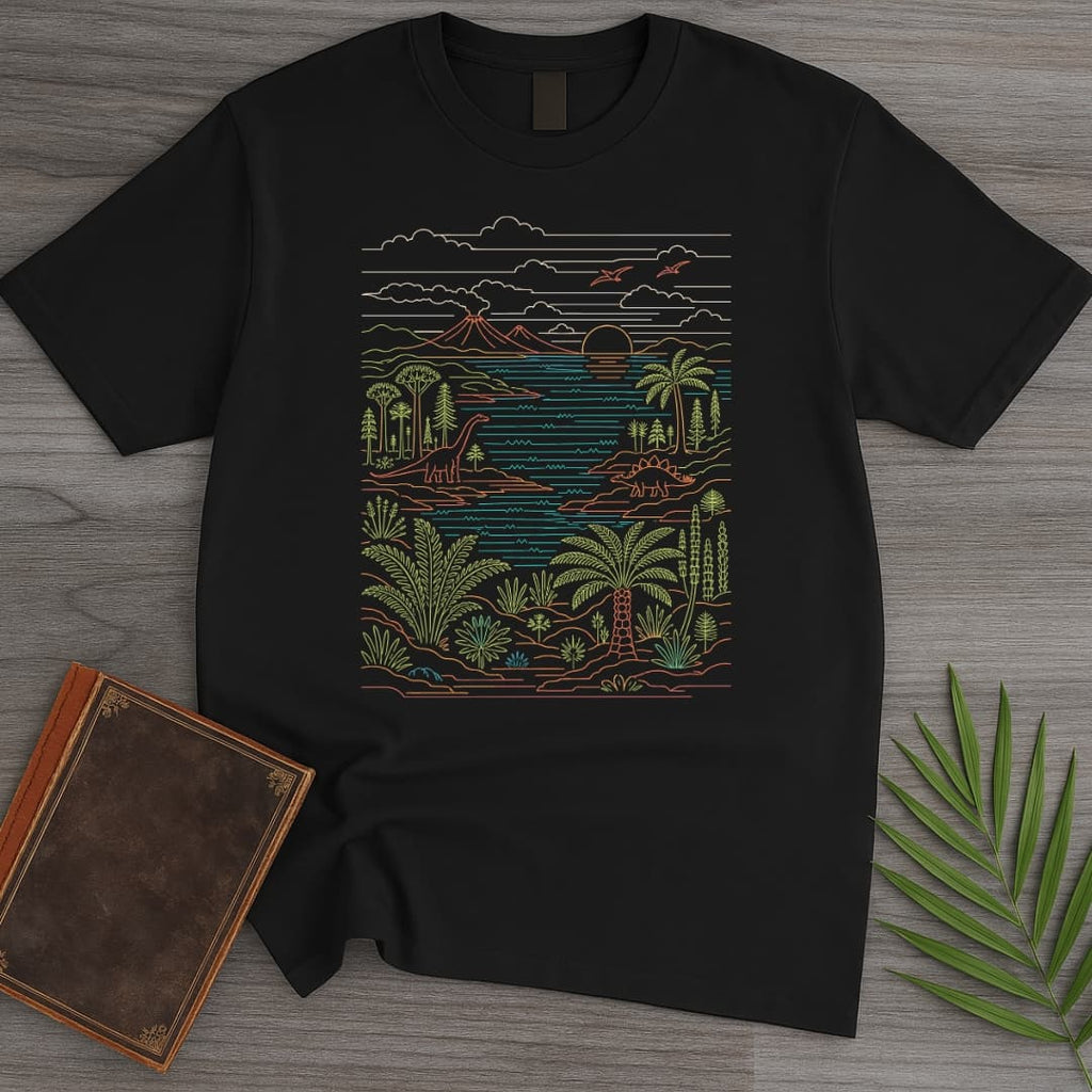 Linear Prehistoric Environment T-Shirt