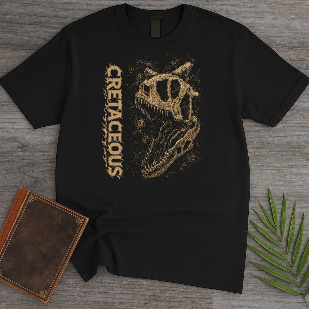 Metal Cretaceous Carnotaurus T-Shirt
