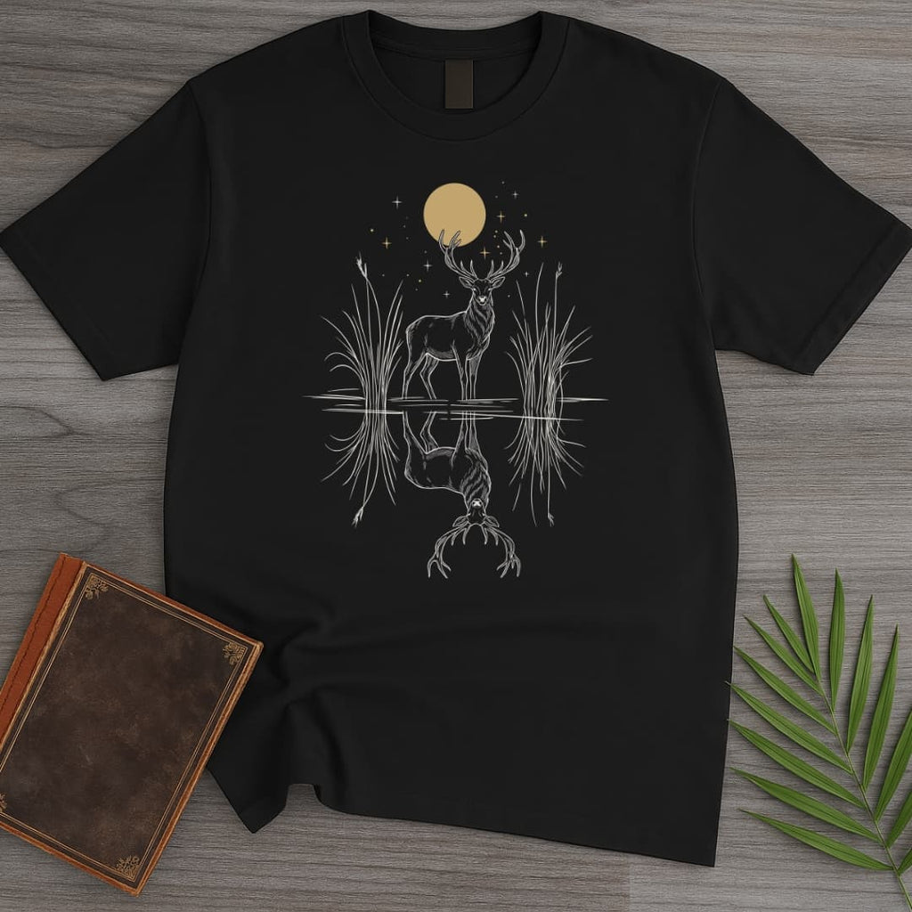 Midnight Mirror Stag T-Shirt