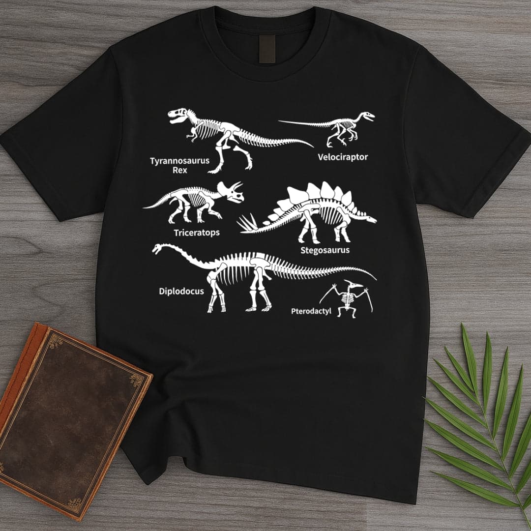 Minimalist Dino Education T-Shirt