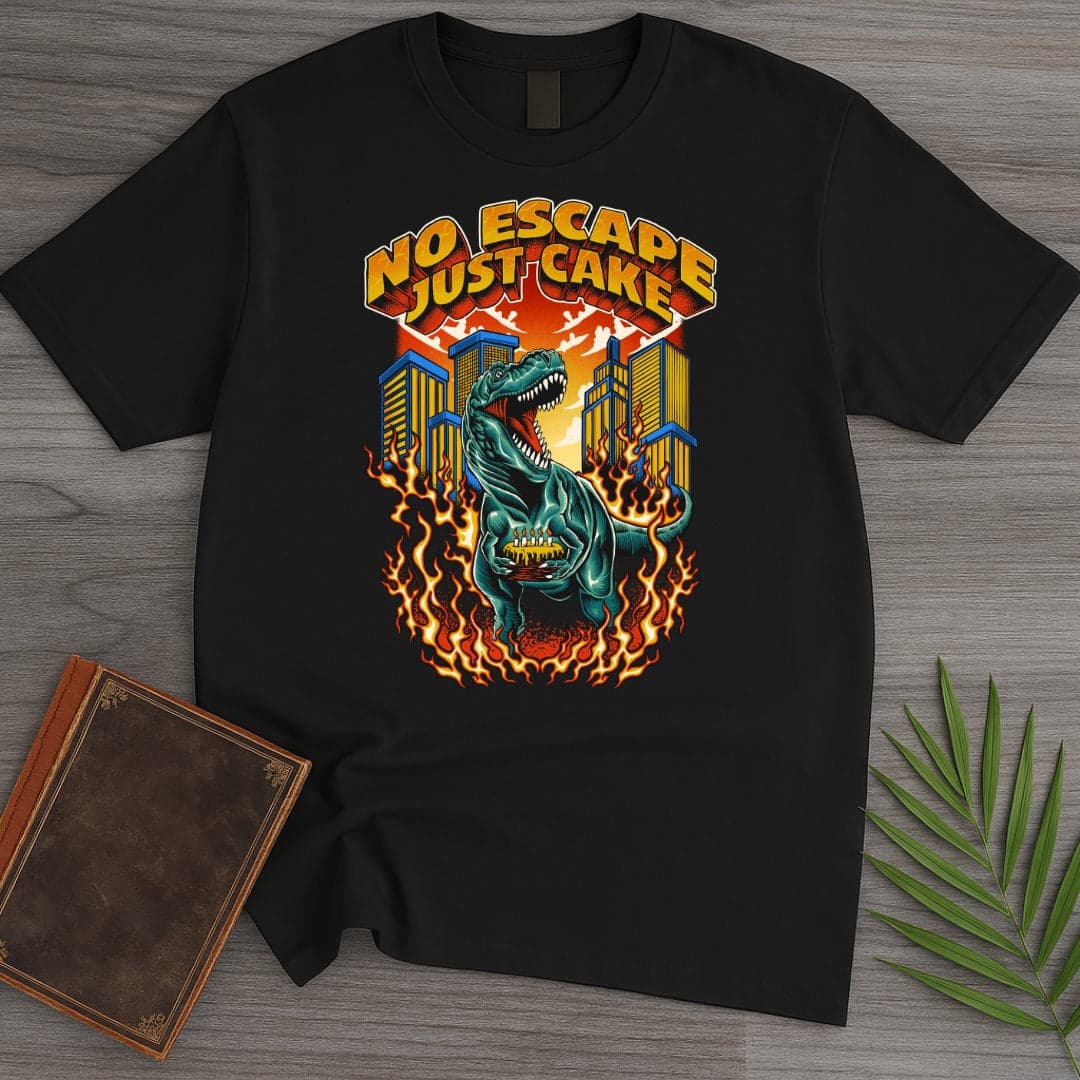 No Escape Just Cake T.rex T-Shirt