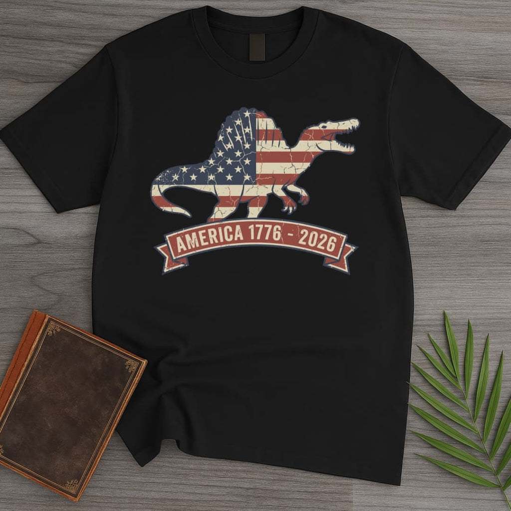 Patriotic Spinosaurus Americas 250th T-Shirt