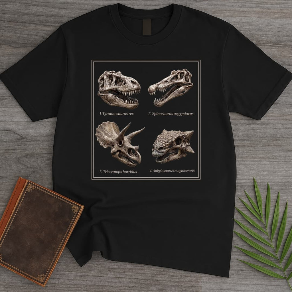 Prehistoric Darwinian Fossil Chart T-Shirt