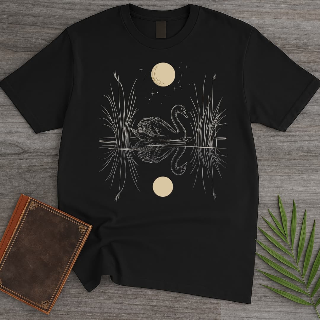Silver Glide Swan T-Shirt