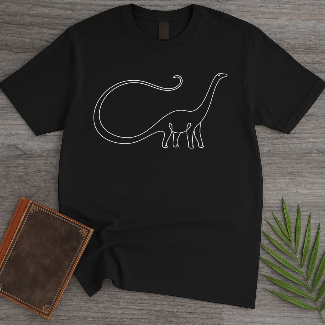 Single Stroke Diplodocus T-Shirt