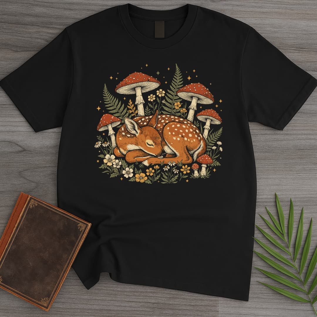 Slumbering Meadow Fawn T-Shirt