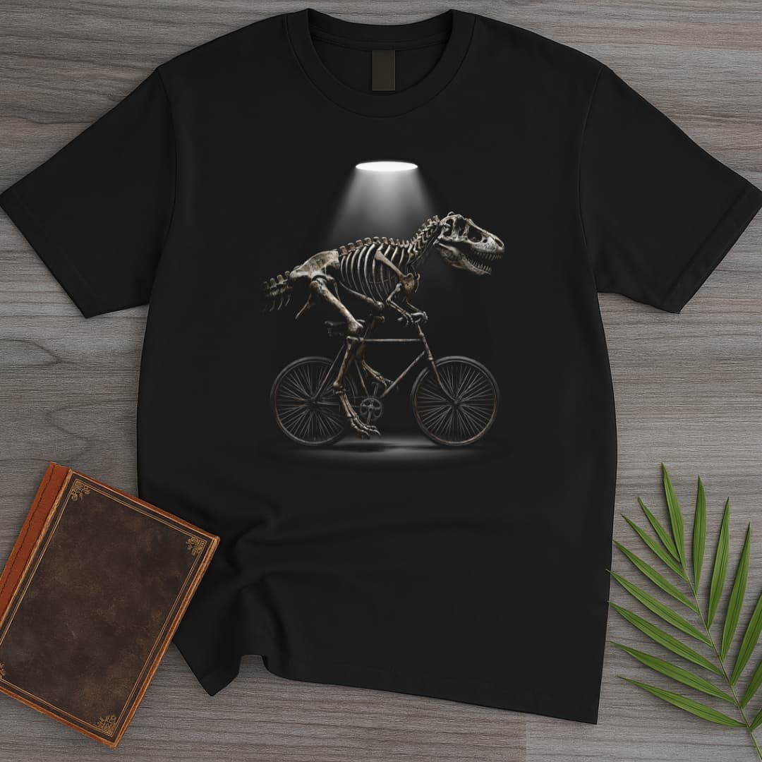 T.rex Fossil Biker T-Shirt
