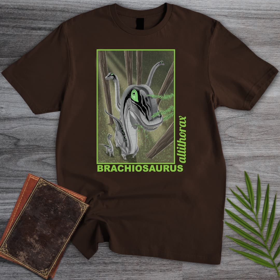 Brachiosaurus - Ancient Forest Shadow T-Shirt