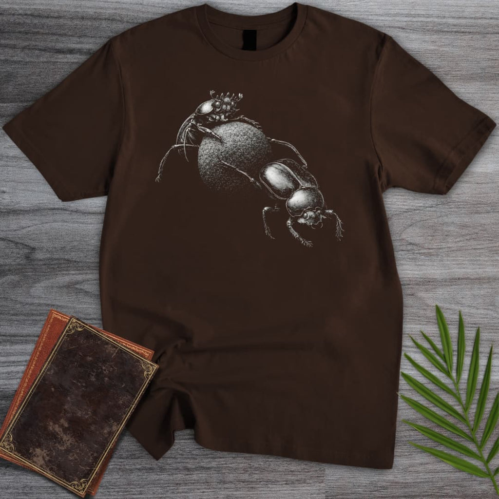 Dung Beetle Poop Pushers T-Shirt