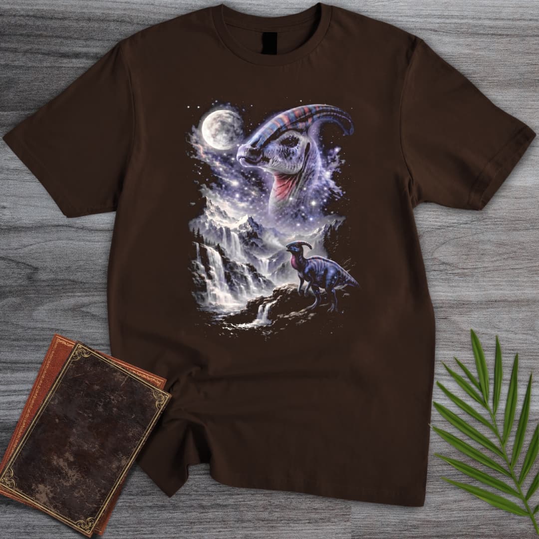 Galactic Parasaurolophus Night T-Shirt