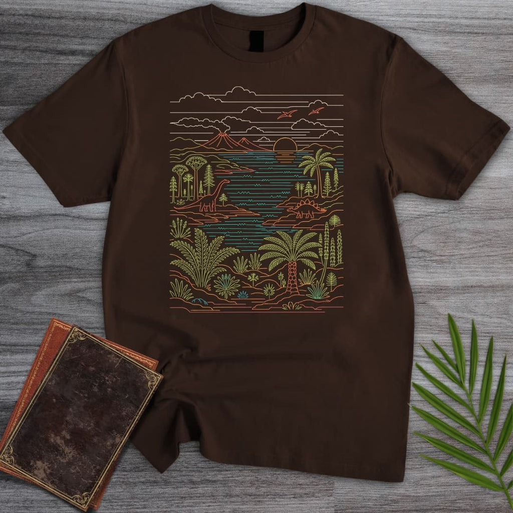 Linear Prehistoric Environment T-Shirt