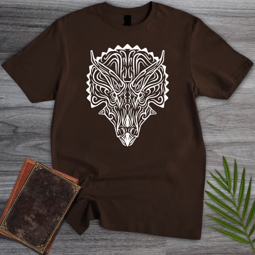 Minimalist Three-Horned-Face T-Shirt