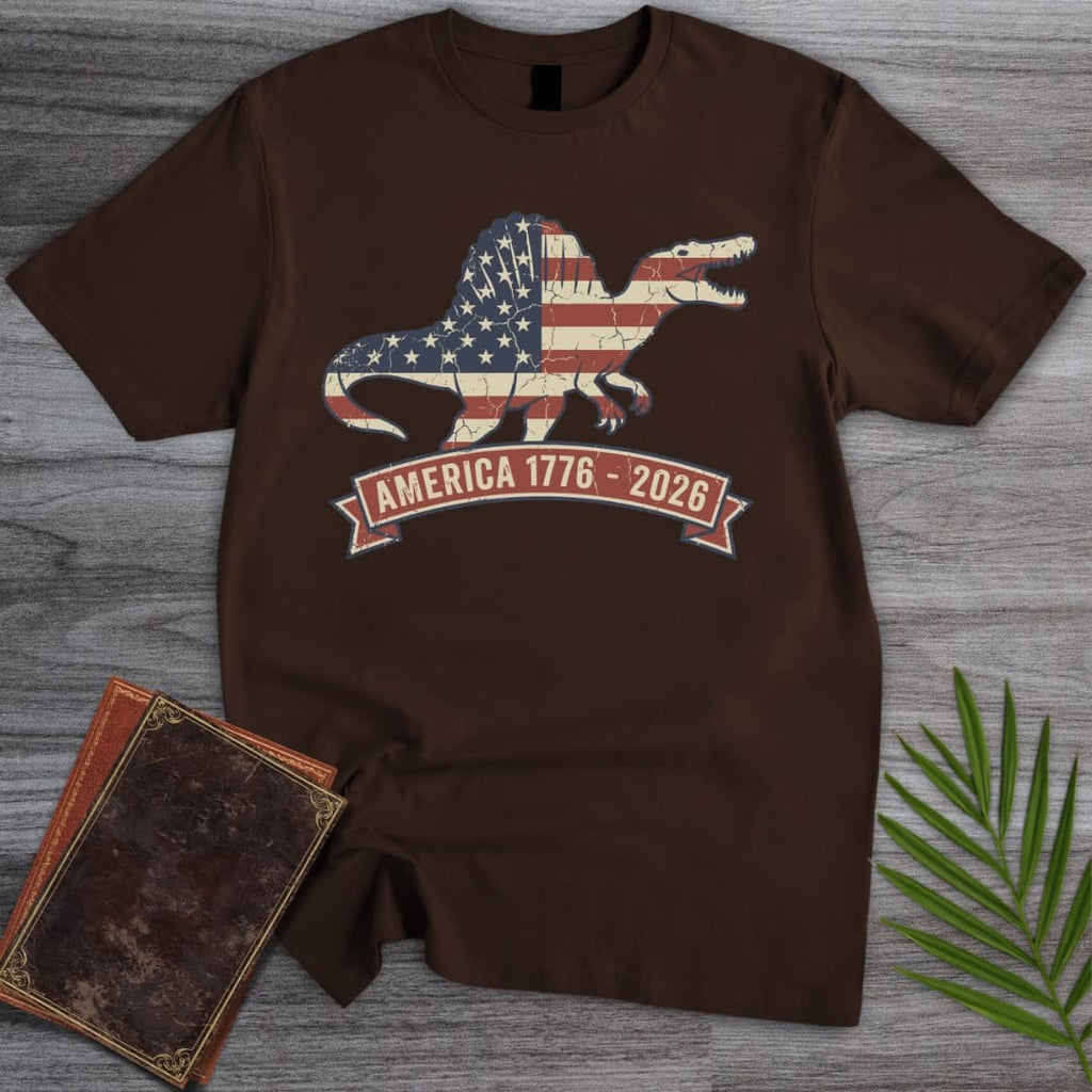 Patriotic Spinosaurus Americas 250th T-Shirt