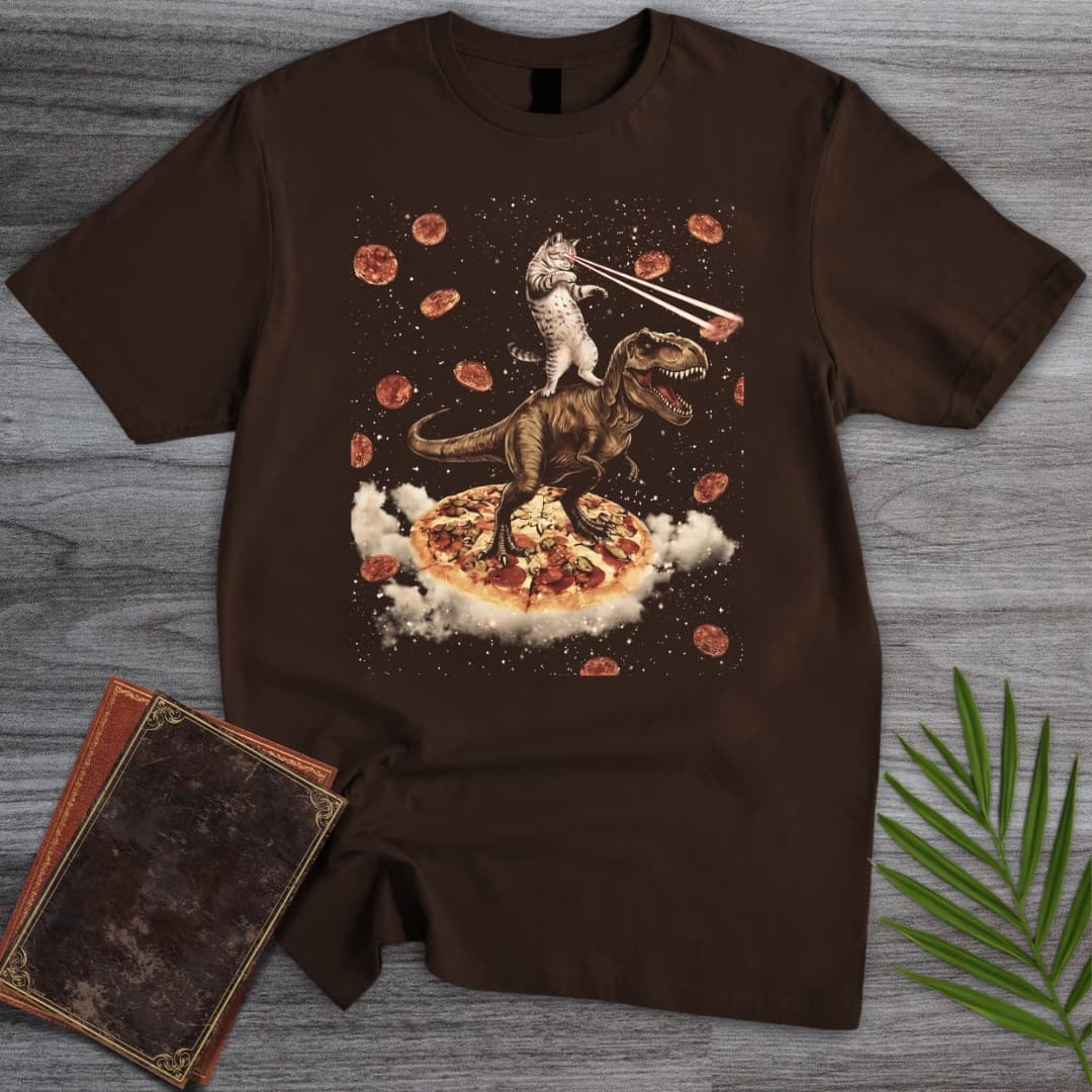 Prehistoric Pepperoni Chaos T-Shirt