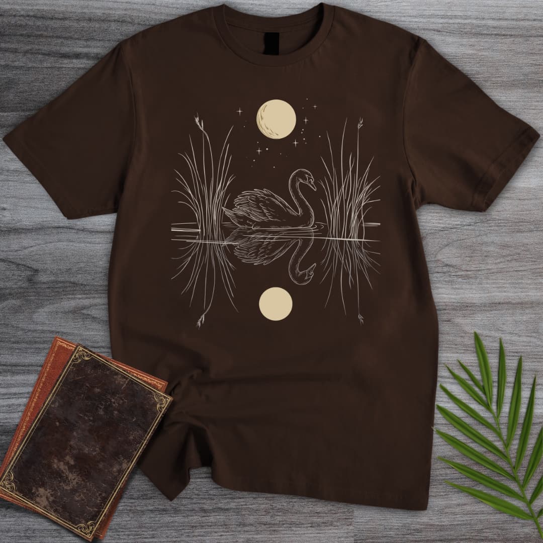 Silver Glide Swan T-Shirt