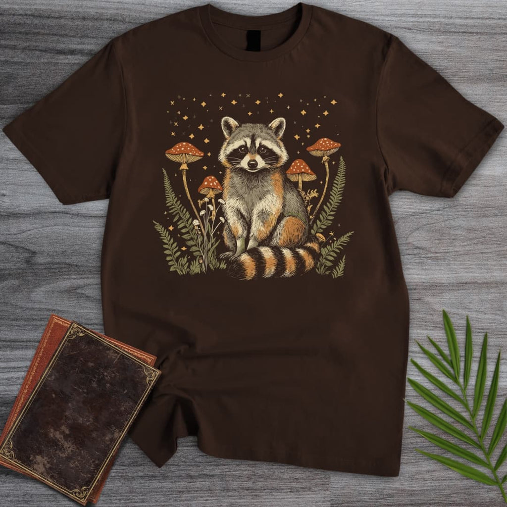 Twilight Toadstool Raccoon T-Shirt