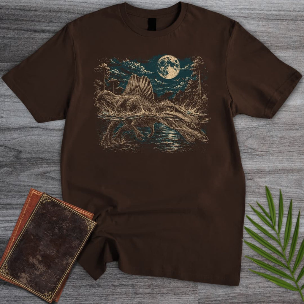 Vintage Spinosaurus Night Hunt T-Shirt