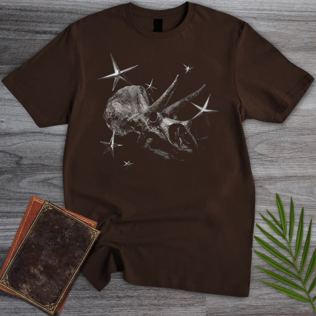 Vintage Y2K Triceratops Skull T-Shirt