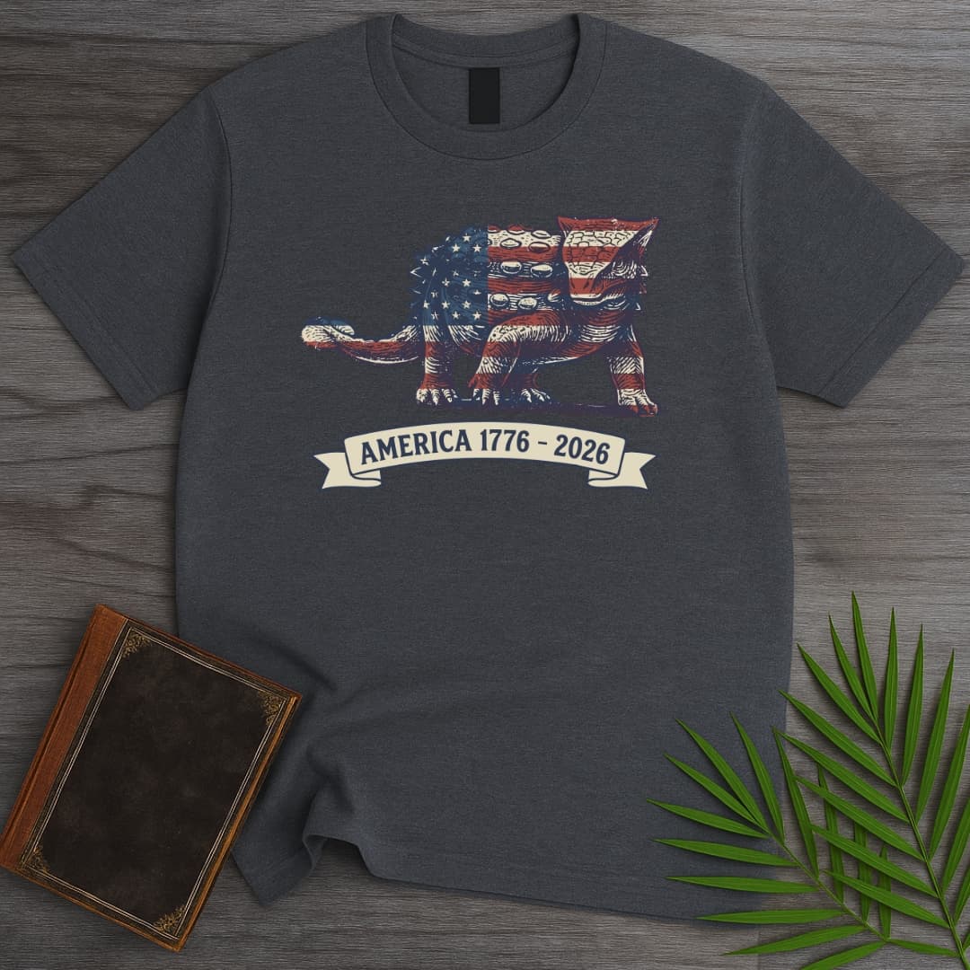 Armored Dinosaur Americas 250th T-Shirt