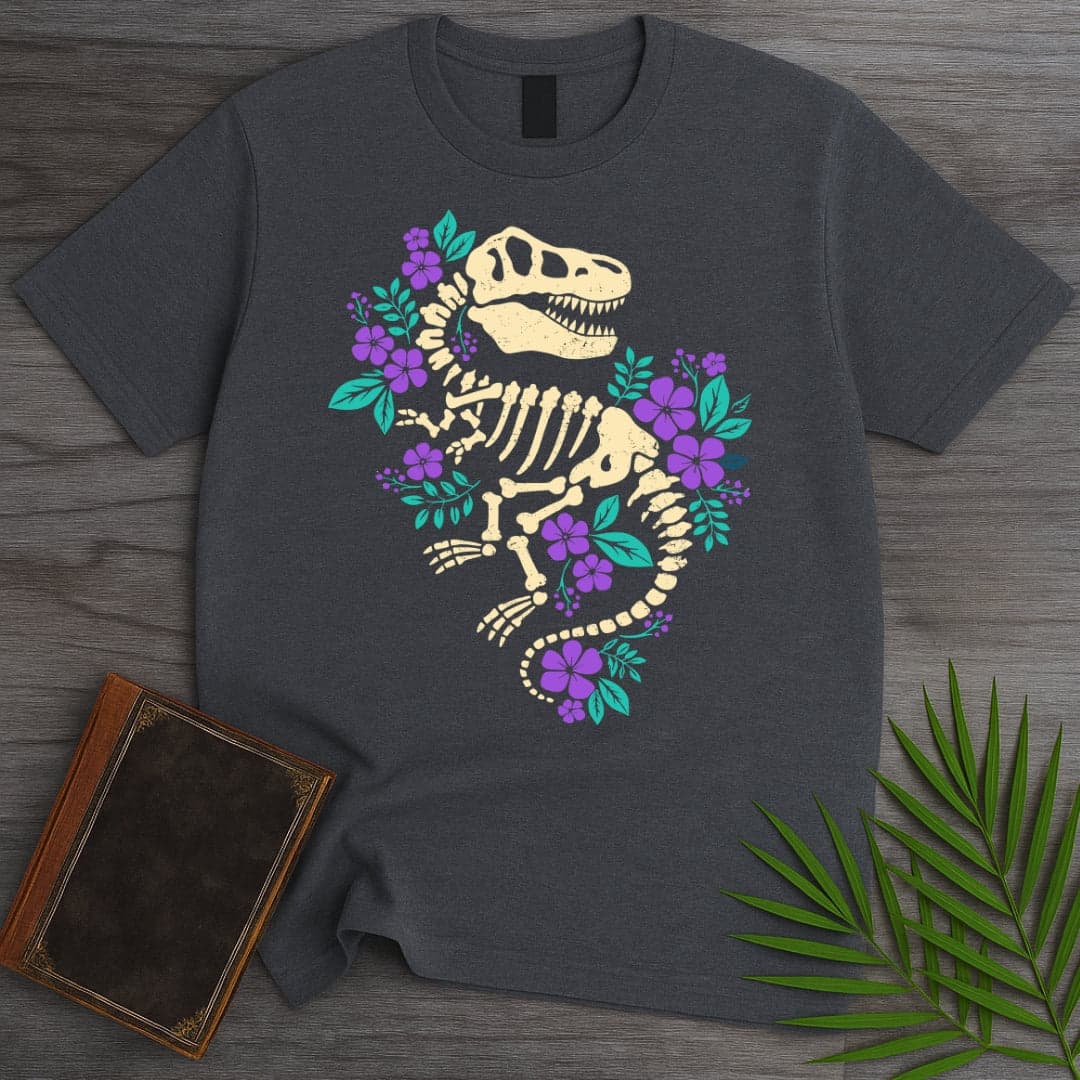 Floral T.rex Fossil T-Shirt