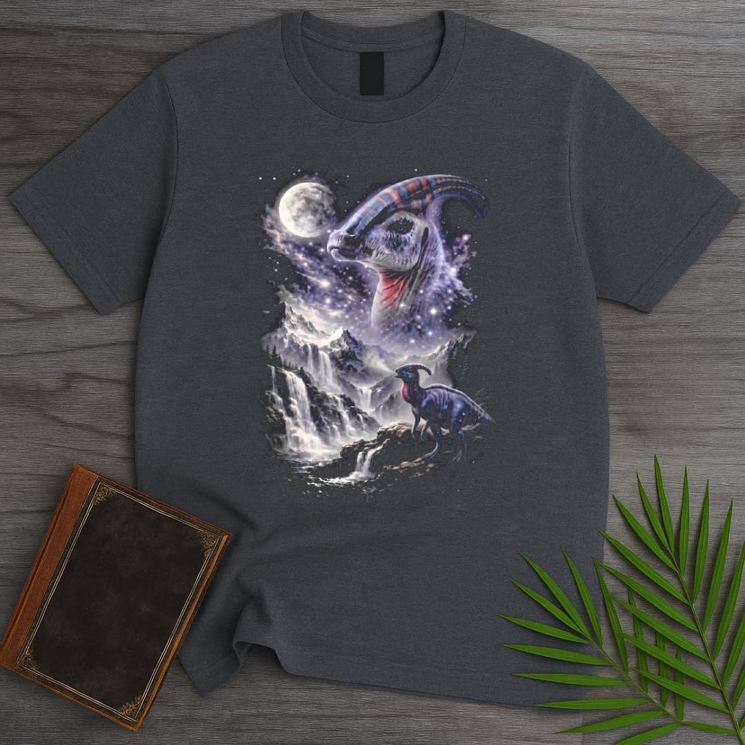 Galactic Parasaurolophus Night T-Shirt