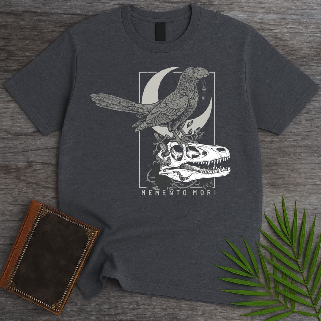 Groove-Billed Ani Memento Mori T-Shirt