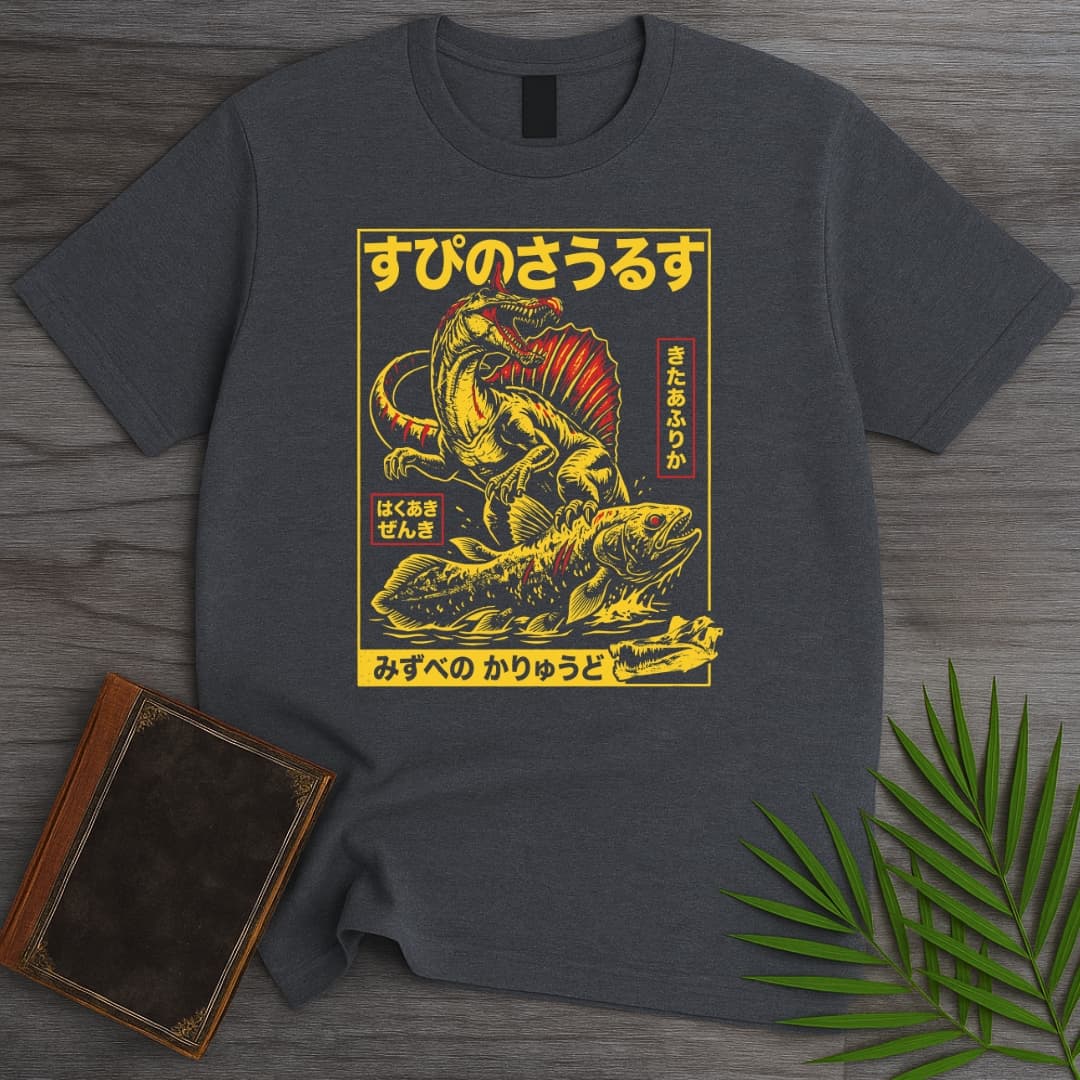 Japanese Spinosaurus Mirabilis Poster T-Shirt