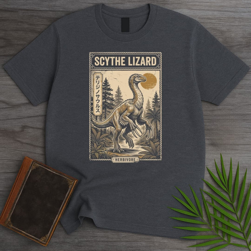 Japanese Woodblock Therizinosaurus T-Shirt