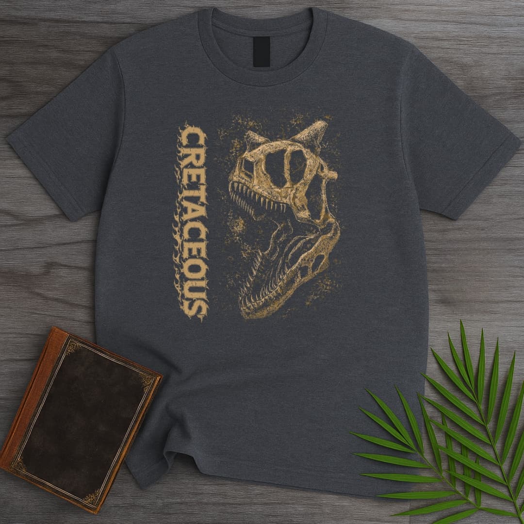 Metal Cretaceous Carnotaurus T-Shirt