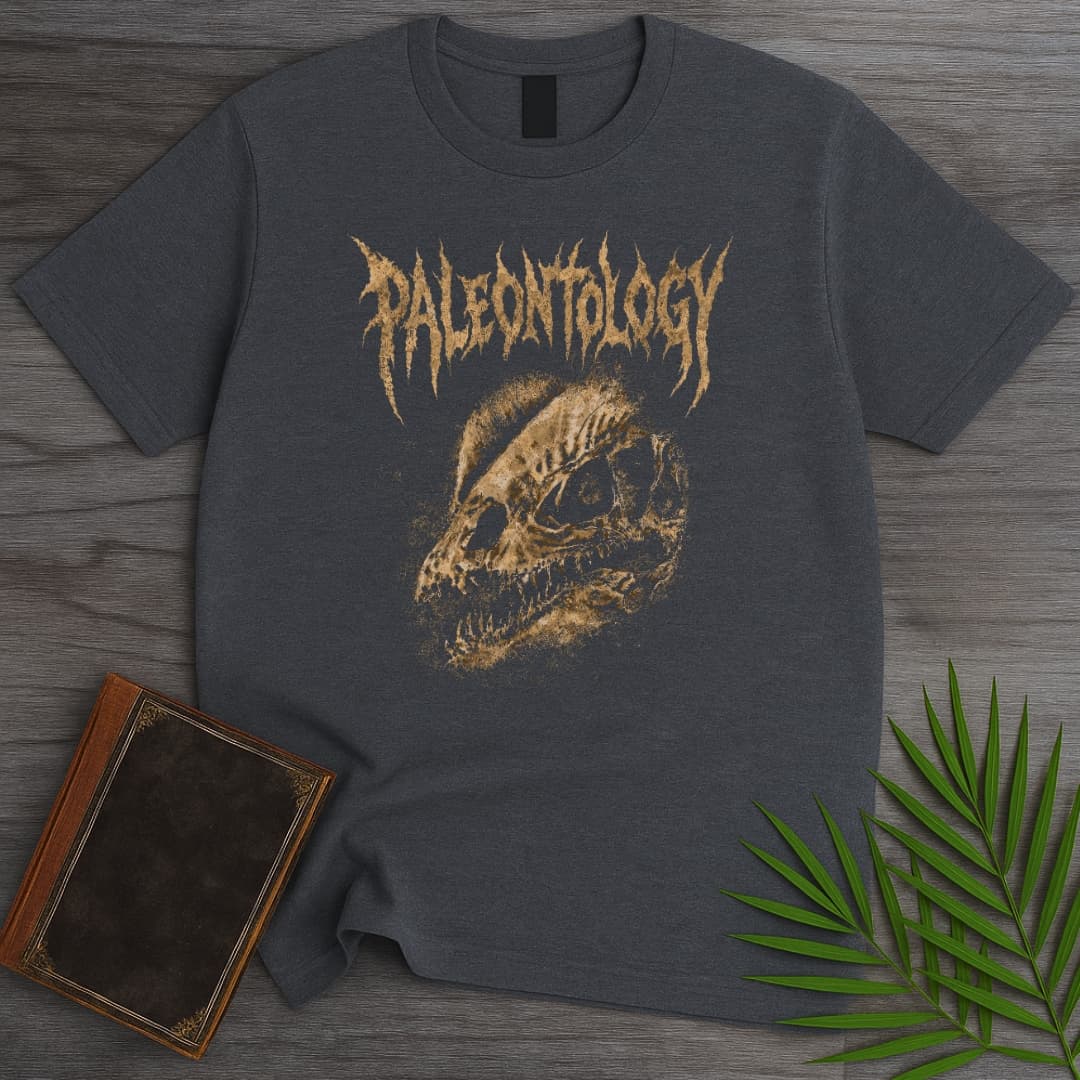 Metal Jurassic Dilophosaurus T-Shirt