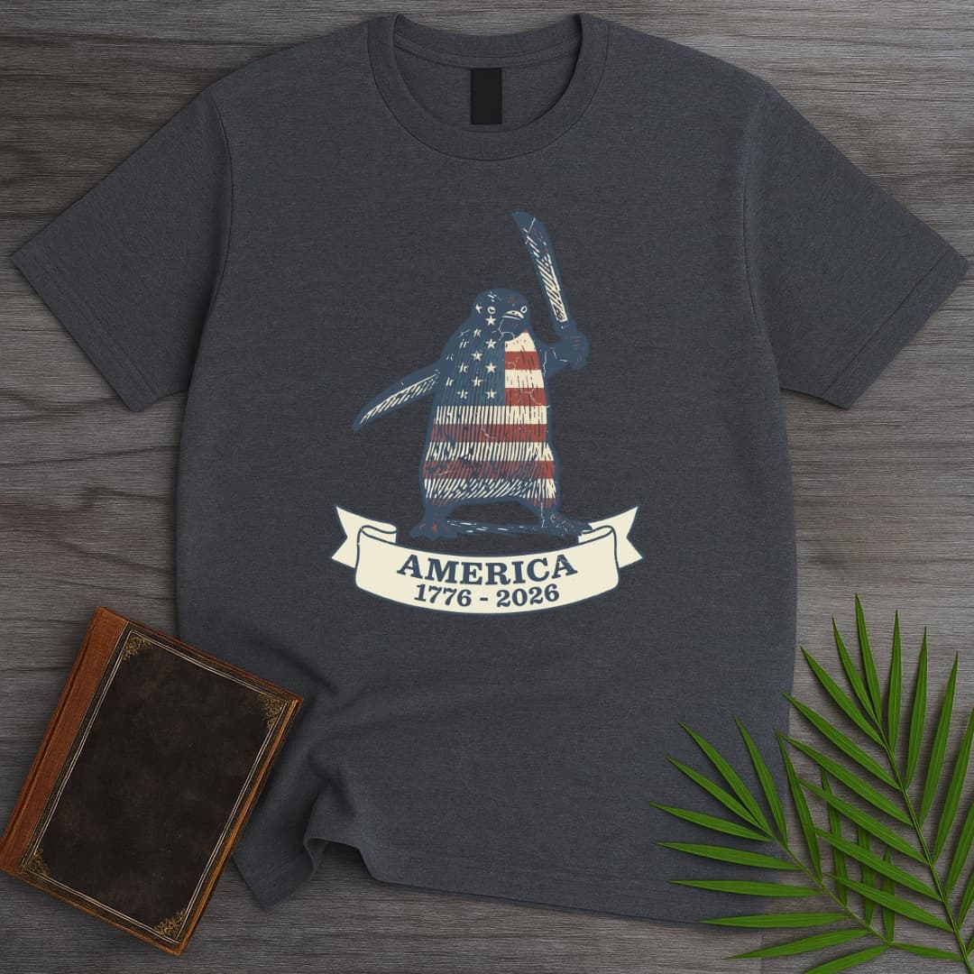 Patriotic Penguin Americas 250th T-Shirt