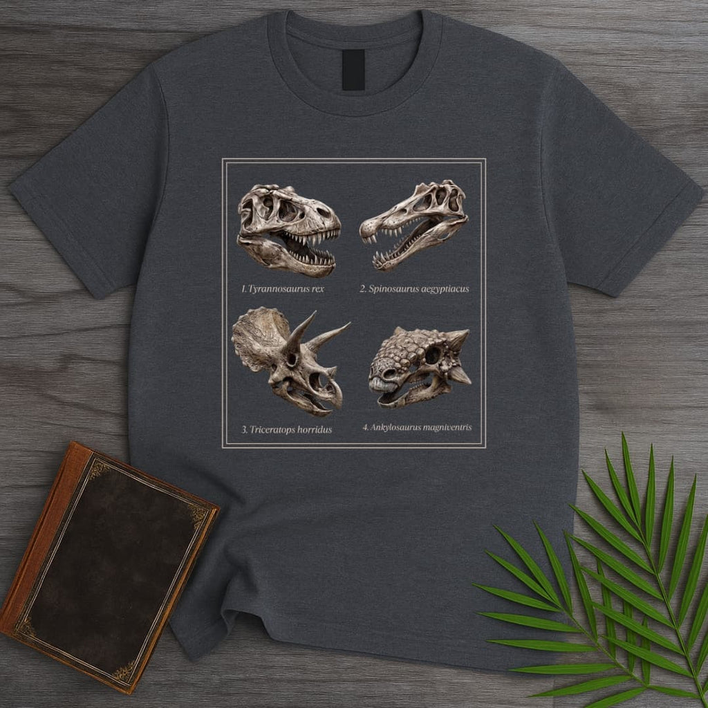 Prehistoric Darwinian Fossil Chart T-Shirt