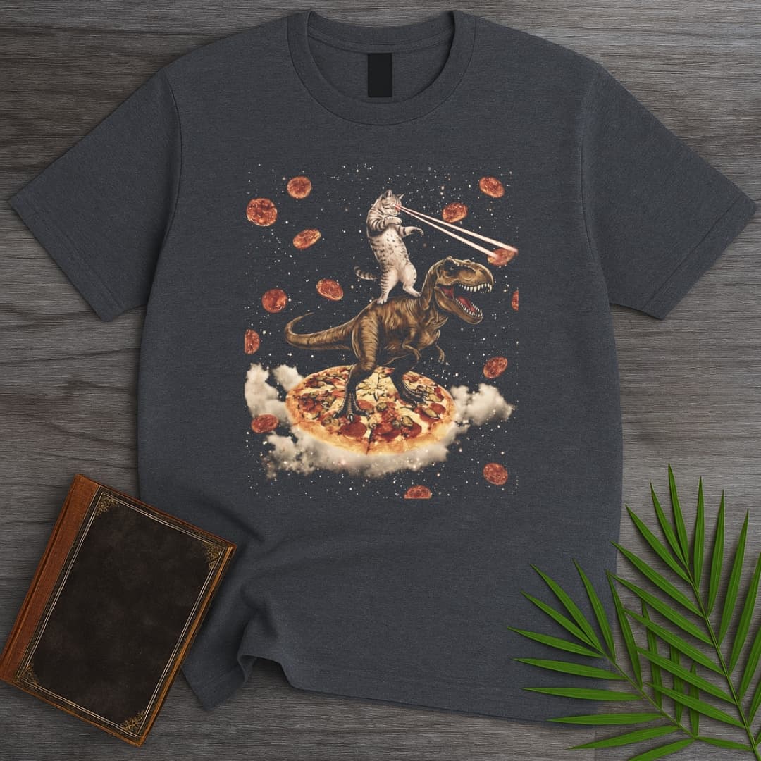 Prehistoric Pepperoni Chaos T-Shirt