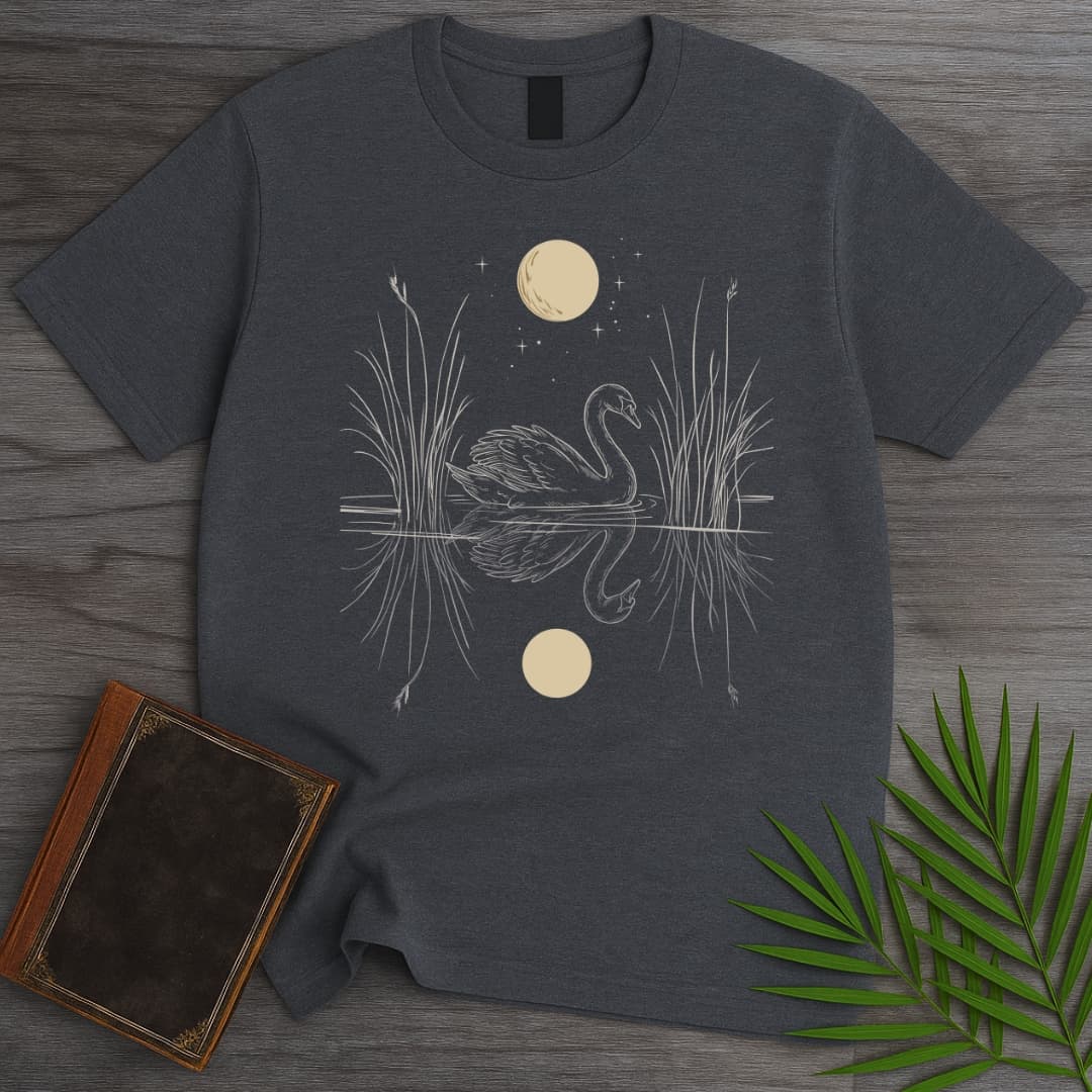 Silver Glide Swan T-Shirt