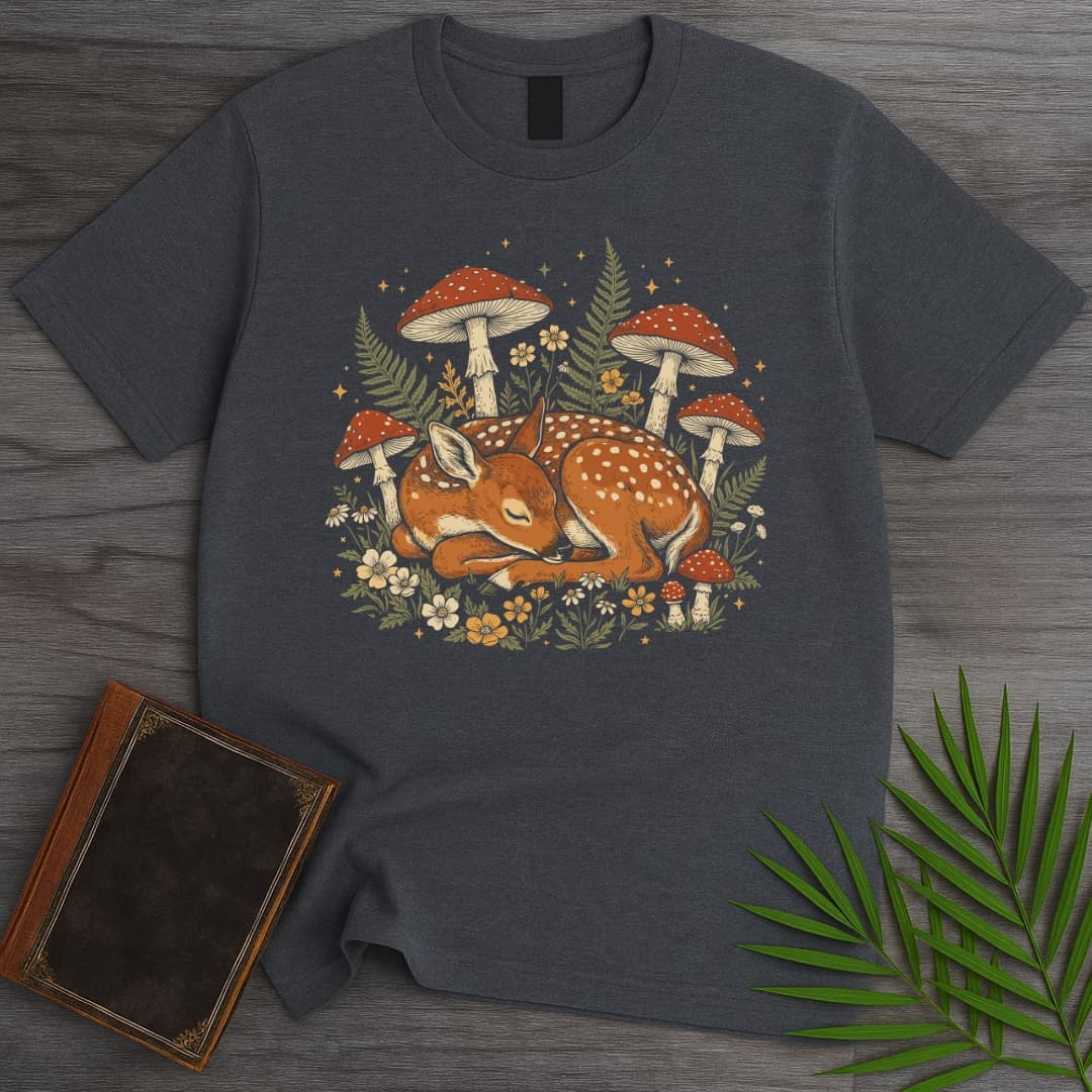 Slumbering Meadow Fawn T-Shirt
