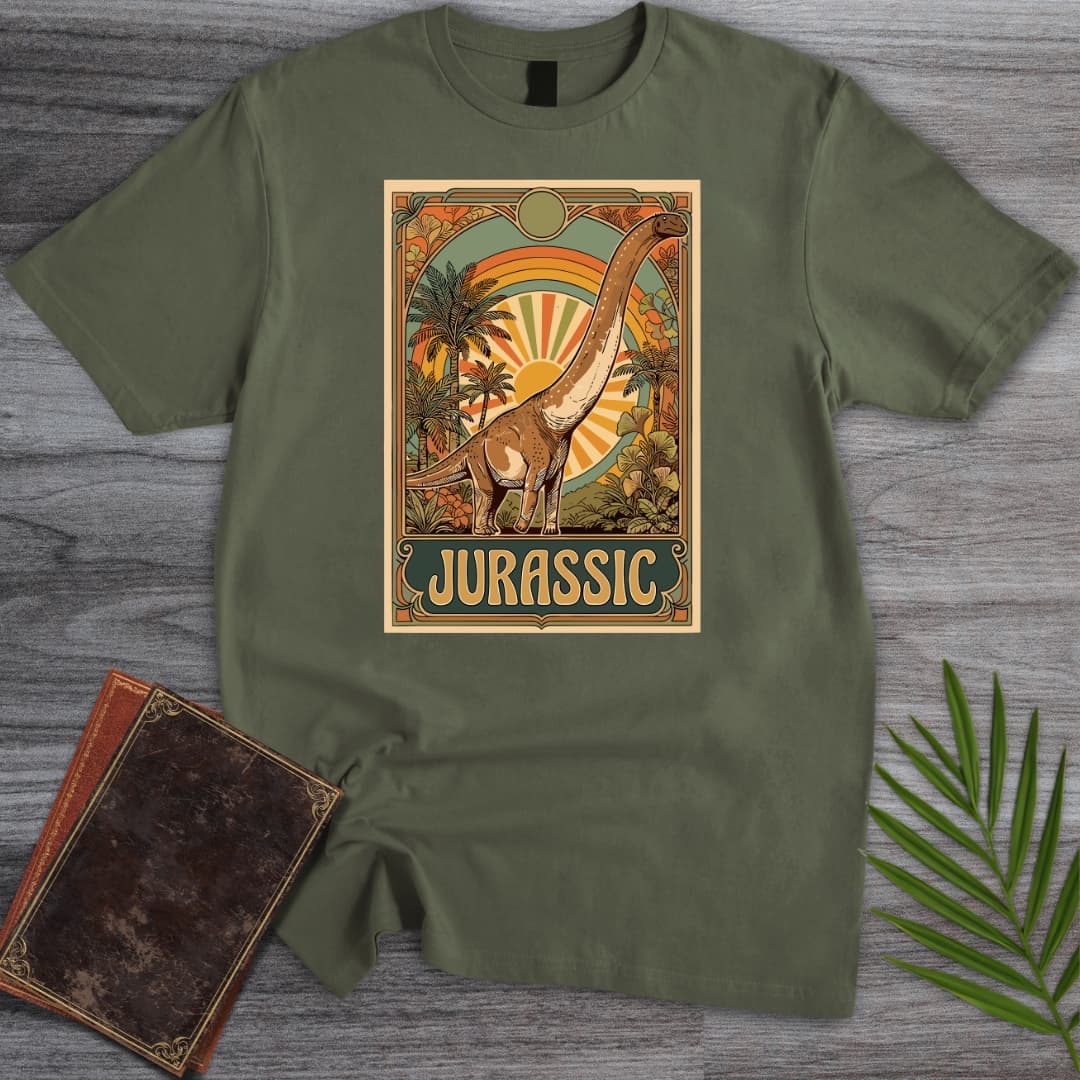 70s Vintage Jurassic Sauroposeidon T-Shirt