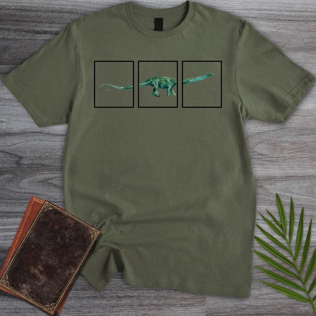Across the Diplodocus Panels T-Shirt