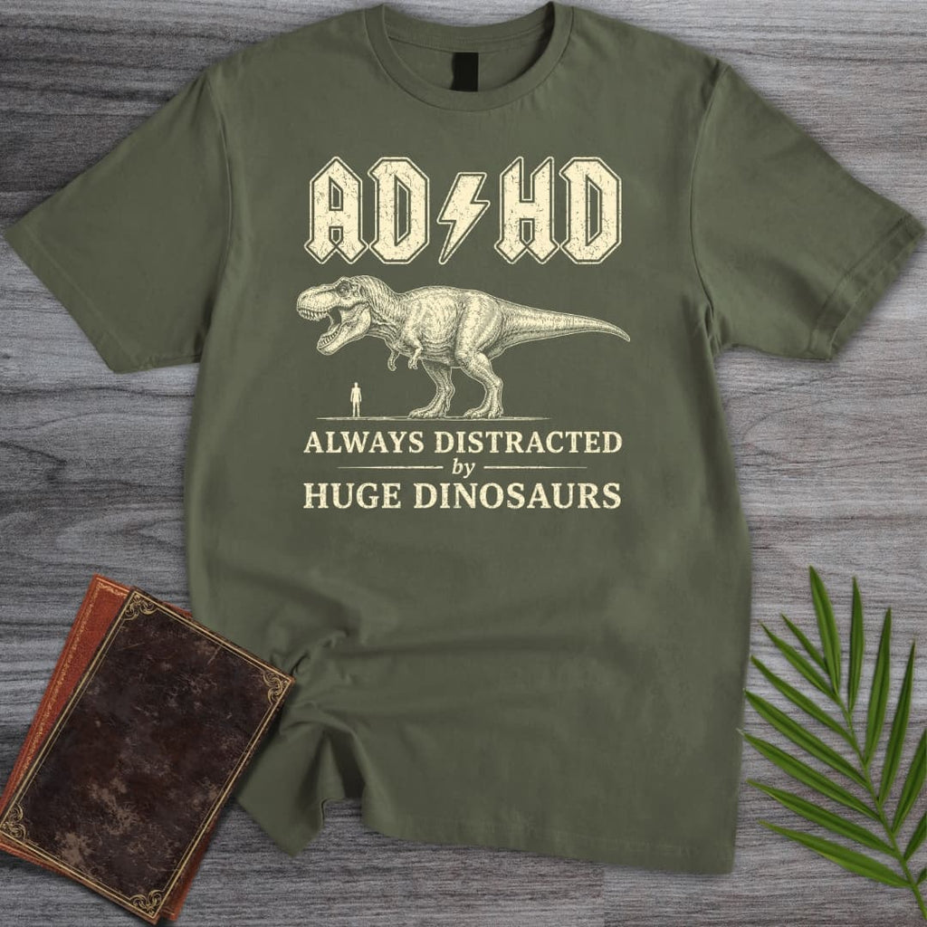 Always Distracted by T.rex (ADHD) T-Shirt