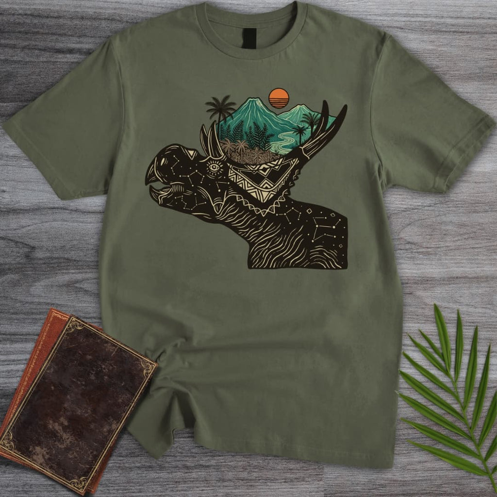 Ancient  Diabloceratops Wisdom T-Shirt