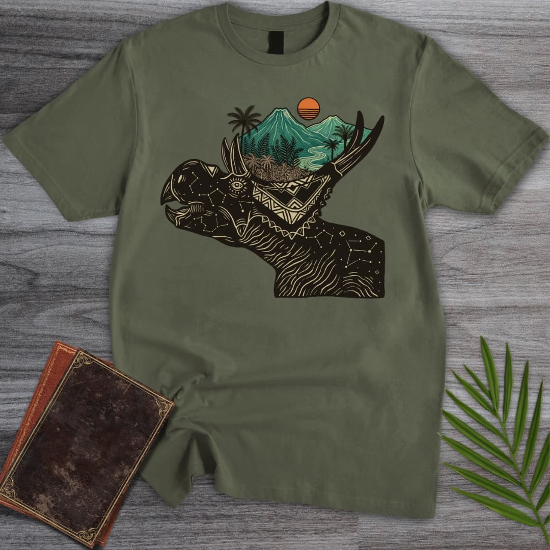 Ancient  Diabloceratops Wisdom T-Shirt