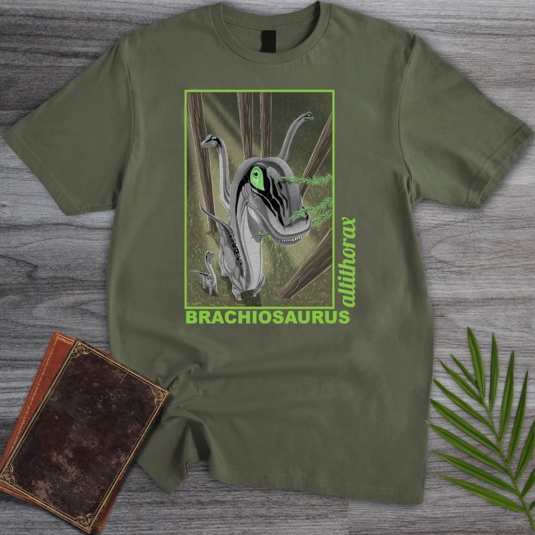 Brachiosaurus - Ancient Forest Shadow T-Shirt