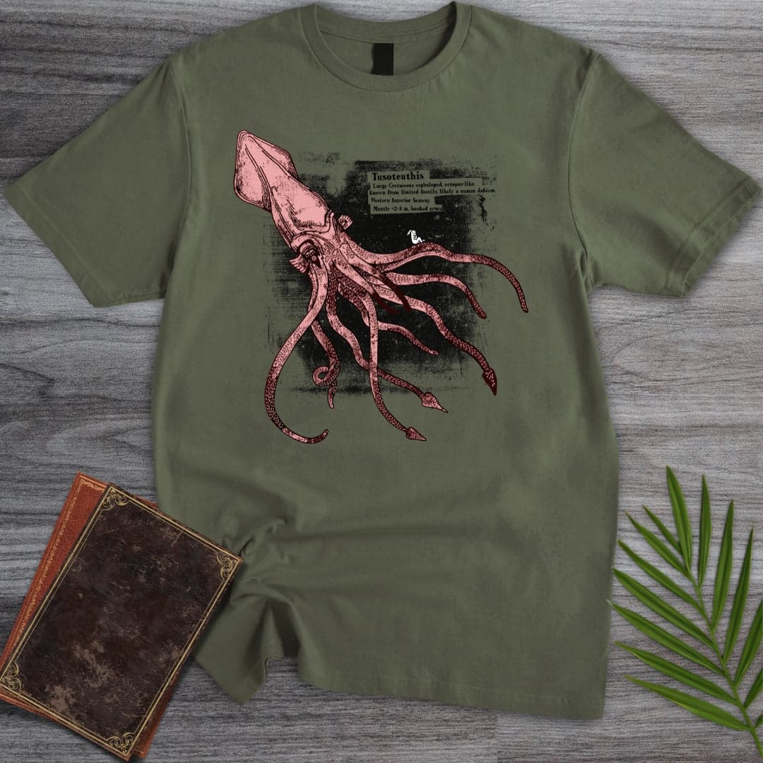 Cretaceous Kraken Tusoteuthis T-Shirt
