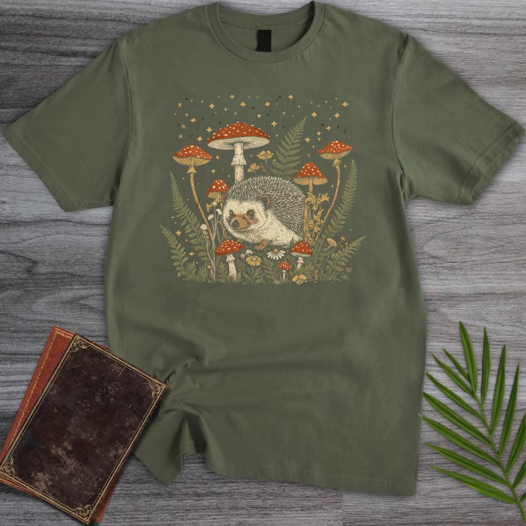 Enchanted Fern Hedgehog T-Shirt